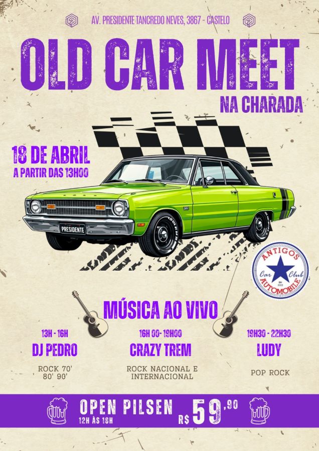 Flyer do encontro: Castelo / BH